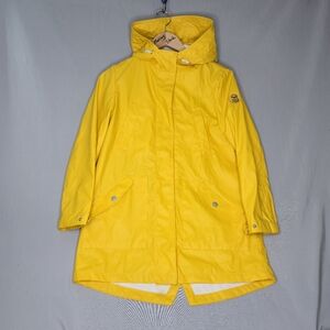 Zara Kids Rain Coat Yellow With Hood Size 11/12